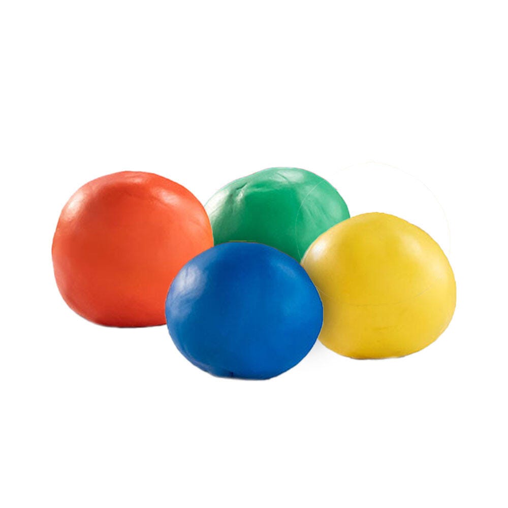 School Smart Non-Toxic Modeling Clay, 1 lb, Assorted Primary Colors
